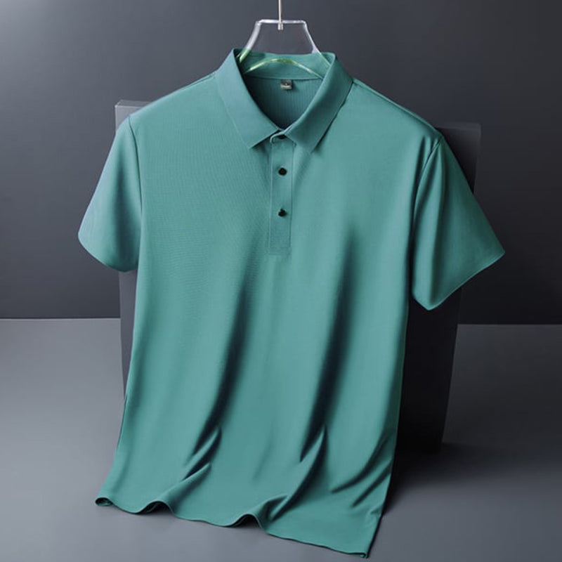 Men's Ice Silk Short Sleeve Polo Shirt